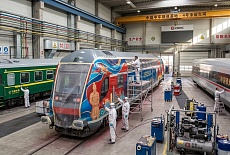 Покраска желехнодорожных вагонов