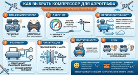 Компрессор для аэрографа