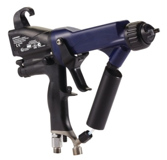 Ручной электростатический пневмораспылитель Pro Xp85 для высокопроводящих материалов, 85 кВ, высокоточное износостойкое сопло диаметром 1,5 мм (0,055 дюйма), дисплей Smart